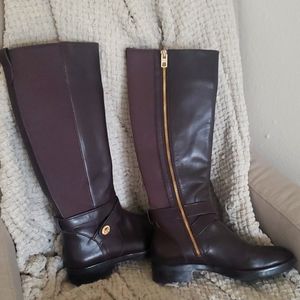 Coach leather boots